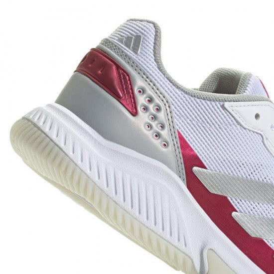Adidas Courtquick Padel Schoen White Silver Pink